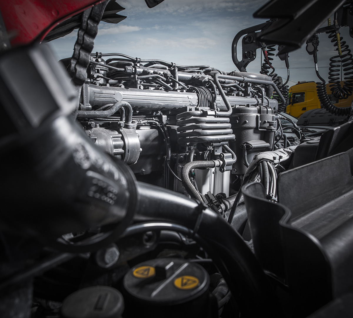 lorry engine gearbox